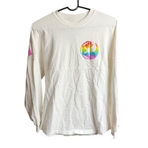 Disney Star Wars Pride Spirit Jersey Long Sleeve Tee White XS Cotton